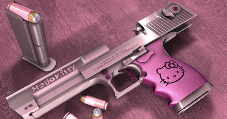 Hello Kitty with a Gun